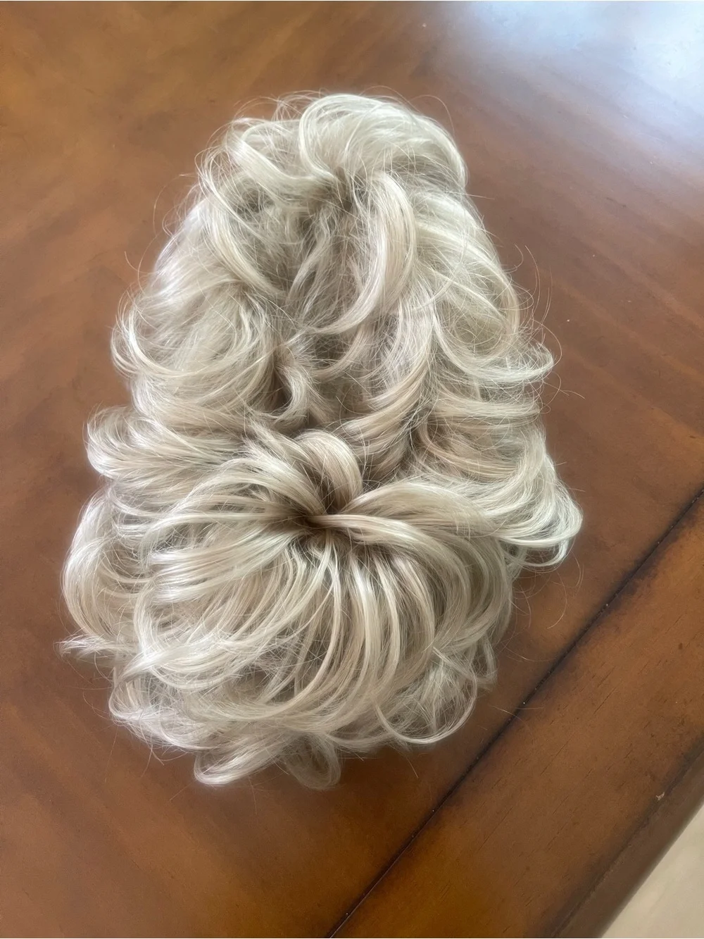 Blonde Curly Hair Extensions - Natural-Look /pony/clip Updo Pieces